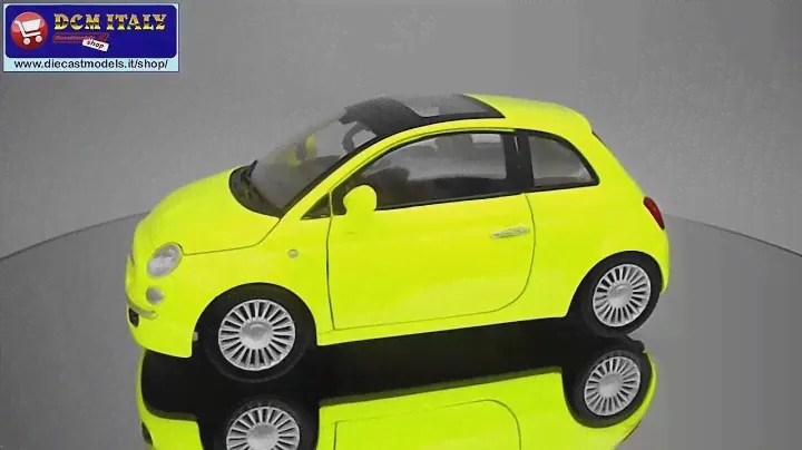 Motormax   Fiat Nuova 500   Yellow   HD