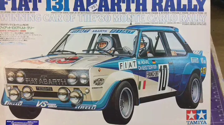 Tamiya 1:20 Fiat 131 ABARTH Rally