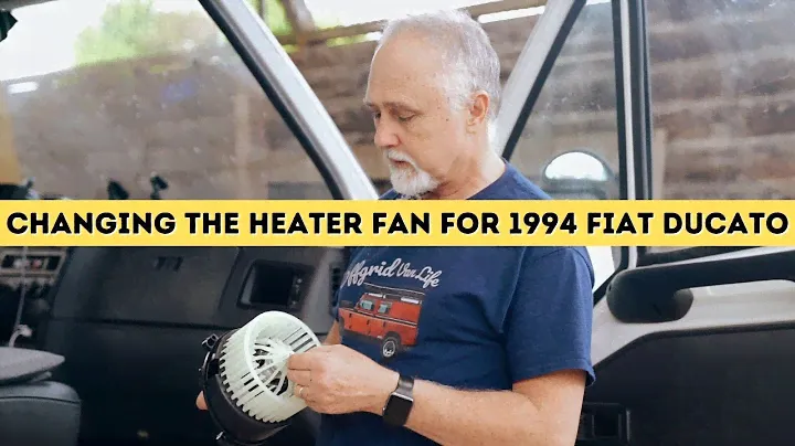 Changing the heater fan for 1994 Fiat Ducato