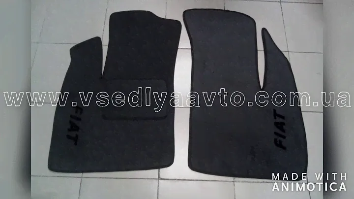 Ворсовые коврики передние FIAT Doblo с 2001-2008 гг.