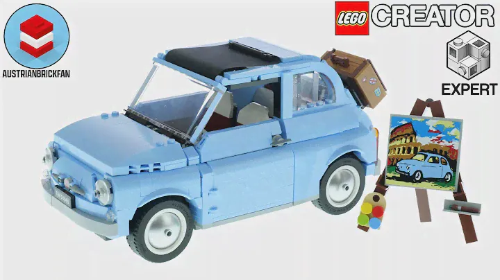 LEGO Creator 77942 Baby Blue Fiat 500 - LEGO Speed Build