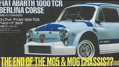 Tamiya Fiat Abarth MB-01. The end of the M05 & M06 chassis’s??