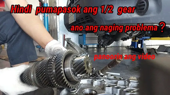 check and inspect fiat ducato transmission 1/2 gear not shifting