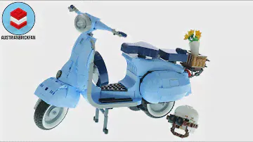 LEGO Creator 10298 Vespa 125 - LEGO Speed Build Review
