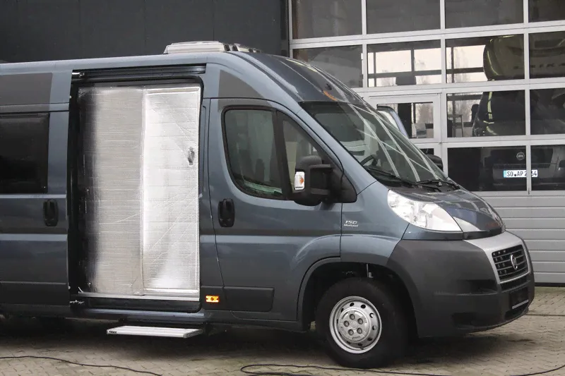 Теплозащитная сдвижная дверь светло-серая - Fiat Ducato X250/290, Peugeot Boxer/Jumper-2