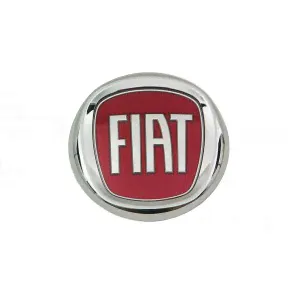 Эмблема на решётку радиатора fiat красная (оригинал) Fiat Albea / Palio-1
