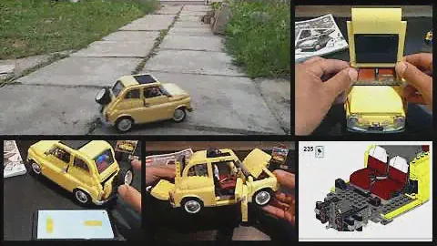 Lego Creator Expert Icons Fiat 500 RC Powered Up 10271 77942 mod