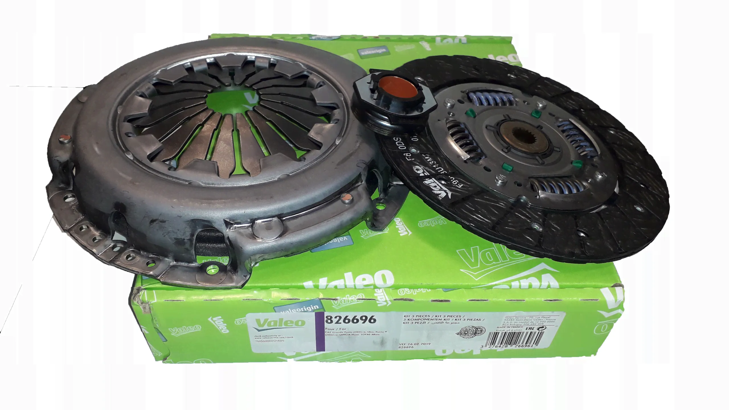 КОМПЛЕКТ СЦЕПЛЕНИЯ VALEO FIAT GRANDE PUNTO 1.4 STILO-0