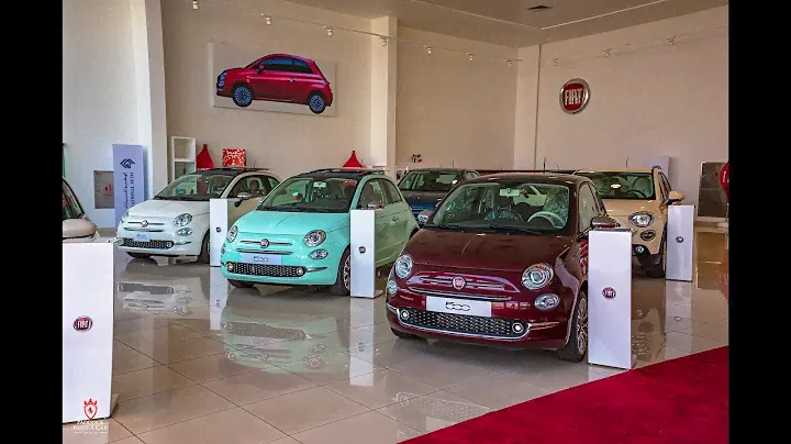 Автосалон в Дубае. National auto. Fiat.  Аренда машин в Дубае