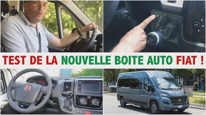 Test de la nouvelle boite auto du Fiat Ducato 9 rapports 2020