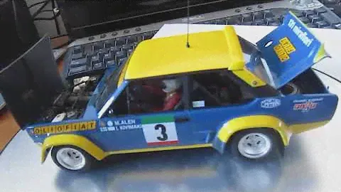 Tamiya 1:20 FIAT 131 Abarth Olio Painted!  (and 2 Figures !1!!)
