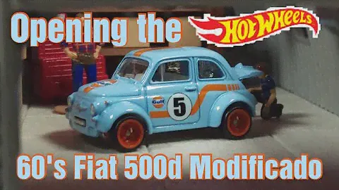 OPENING the Hot Wheels Premium 60's Fiat 500d Modificado! (with Showcase)