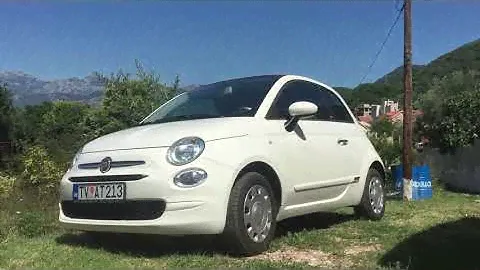 Fiat 500 кабриолет, 2018г. Автомат, бензин. Аренда авто в Черногории