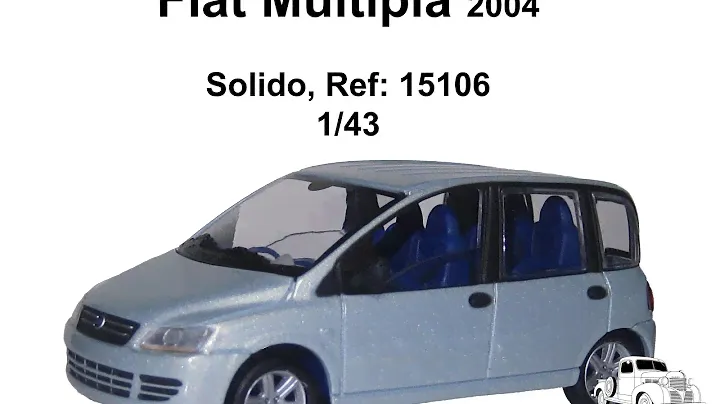 Fiat Multipla 2004 - Solido - 1/43