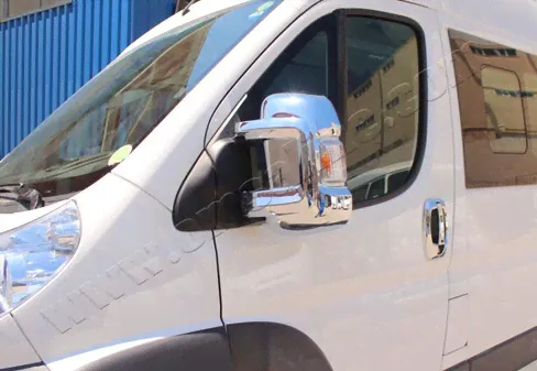 Накладки на зеркала Omsa 2 шт, пластик Fiat Ducato 2006+