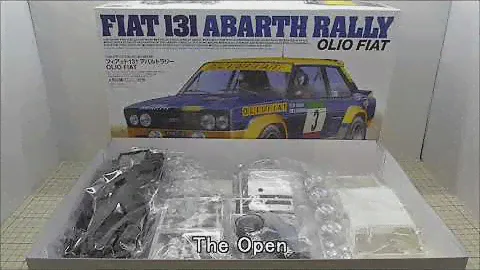 TAMIYA 1/20 FIAT 131 ABARTH RALLY OLIO FIAT Kit Review