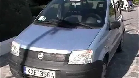 Аренда автомобиля в Греции. Бюджетный Fiat Panda