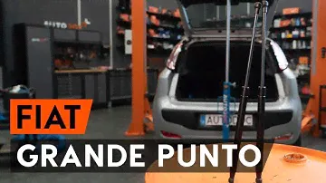 Как заменить амортизаторы крышки багажного отделения на FIAT PUNTO 199 [ВИДЕОУРОК AUTODOC]