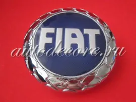 Эмблема Fiat синяя 95 мм EM3525