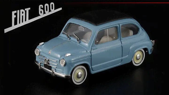 Un italiano vero: FIAT 600 1956 // Brumm // Масштабные модели автомобилей Италии 1:43