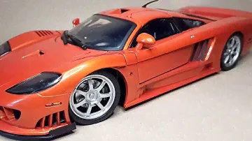 Saleen S7 Twin Turbo Модель 1:12 Оранжевый